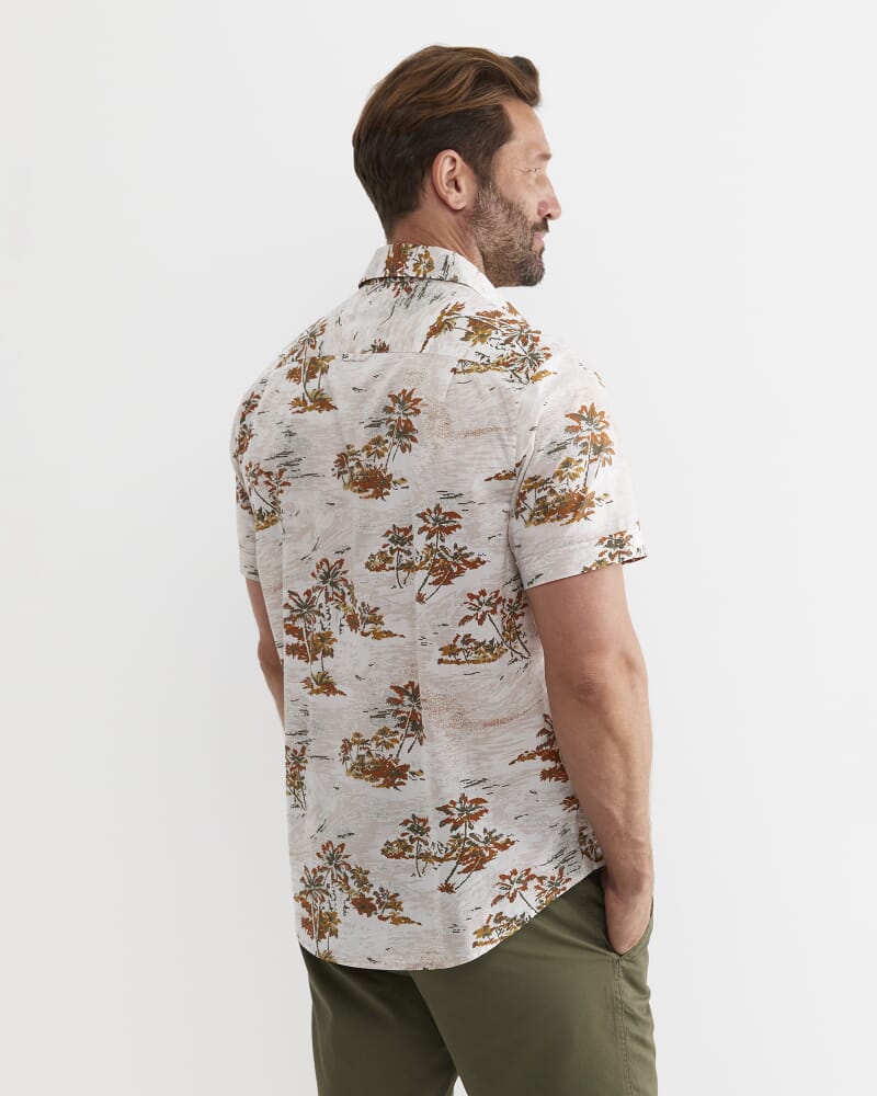 Somers Short Sleeve Cotton Shirt in MULTI