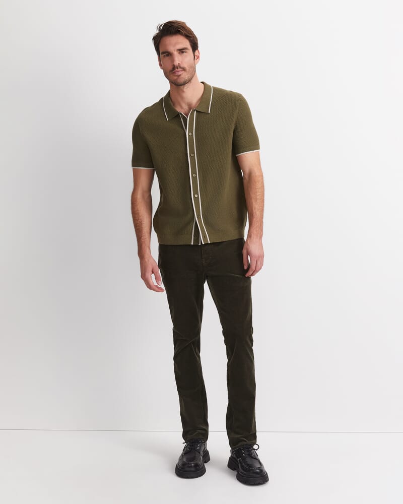 Supple Short Sleeve Shirt in KHAKI