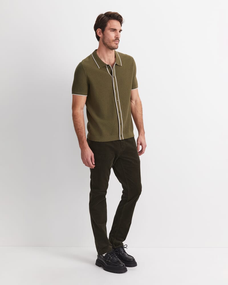 Supple Short Sleeve Shirt in KHAKI