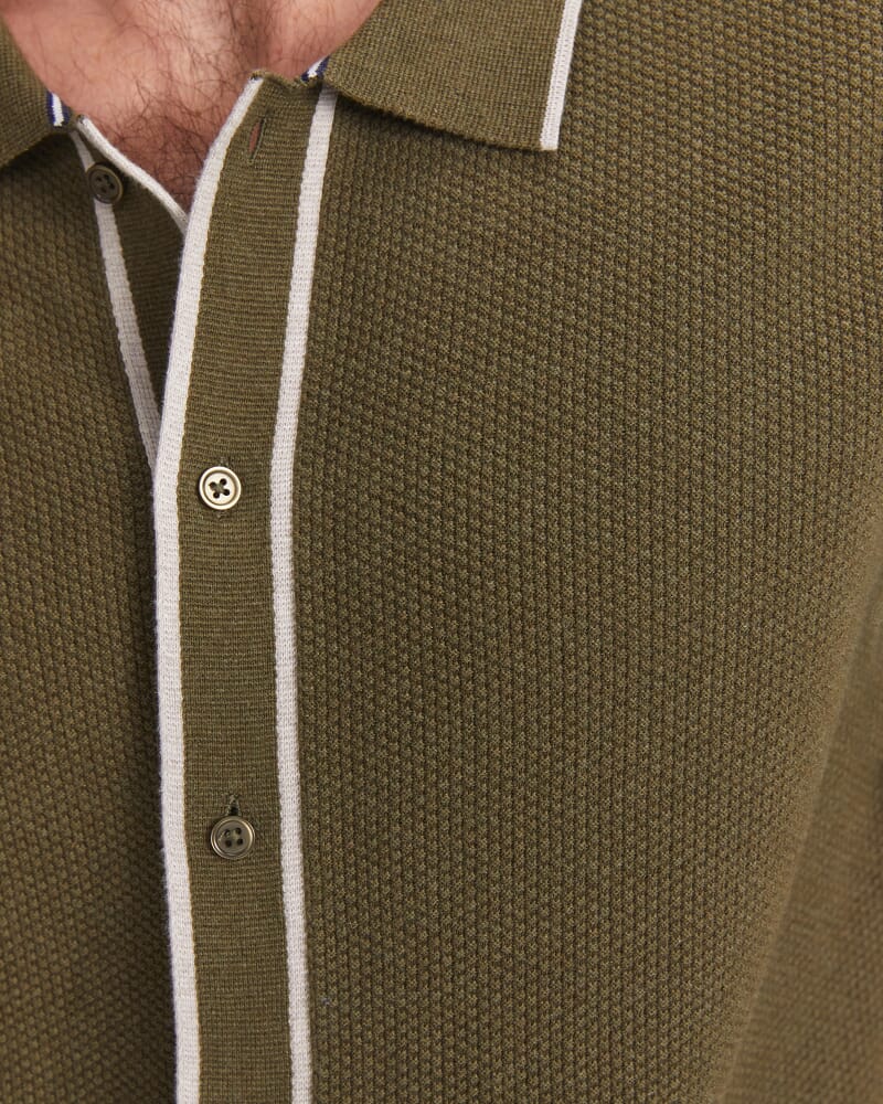 Supple Short Sleeve Shirt in KHAKI