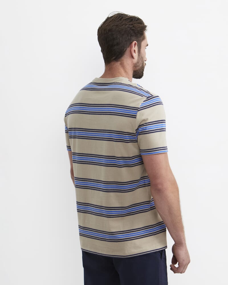 Harden Stripe Tee in NATURAL
