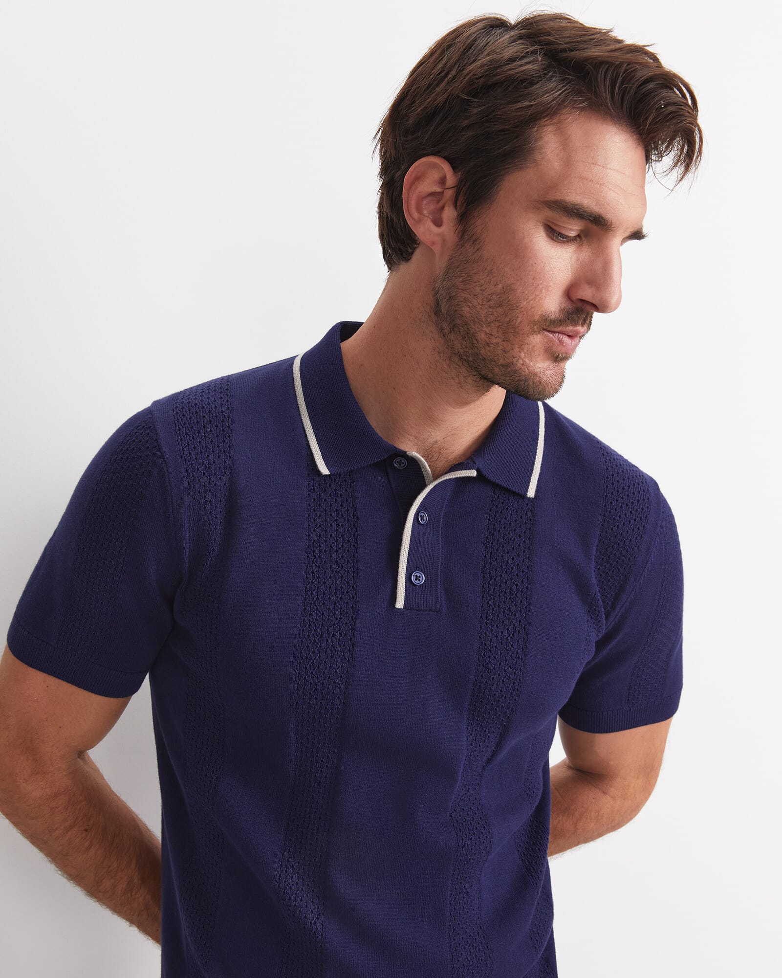 Luka Short Sleeve Knit Polo