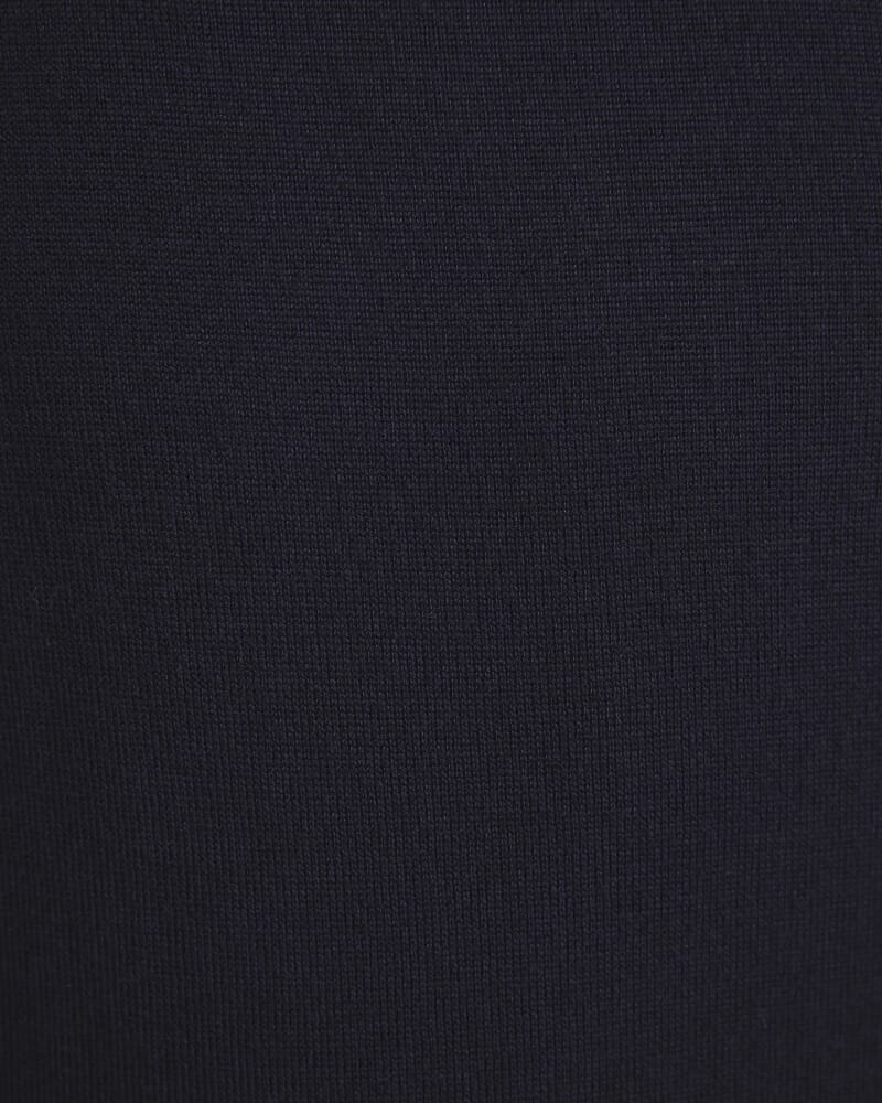 Henry Merino Quarter Zip Knit in NAVY