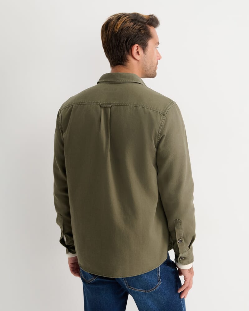 Jack Overshirt in DARK KHAKI