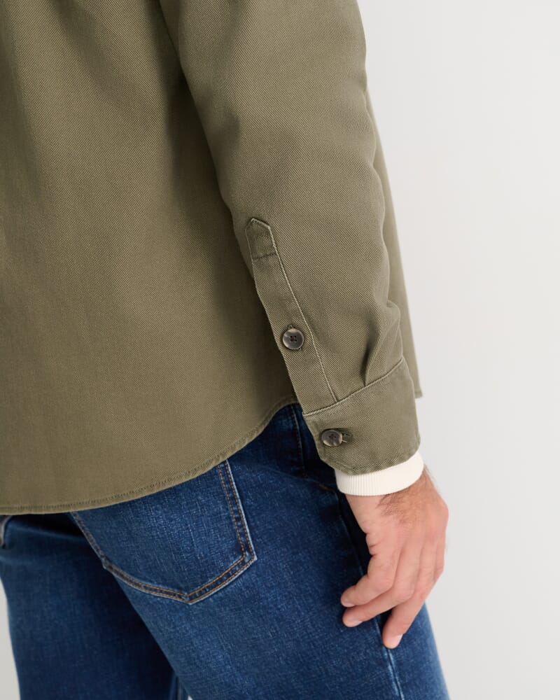 Jack Overshirt in DARK KHAKI