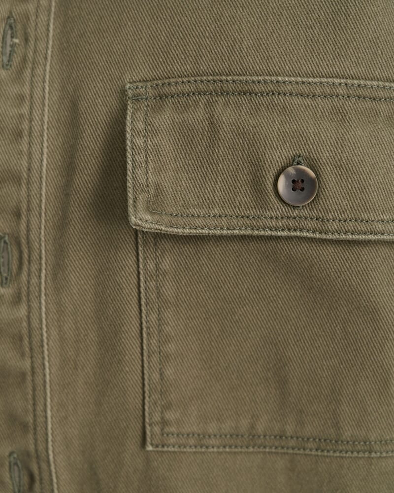 Jack Overshirt in DARK KHAKI