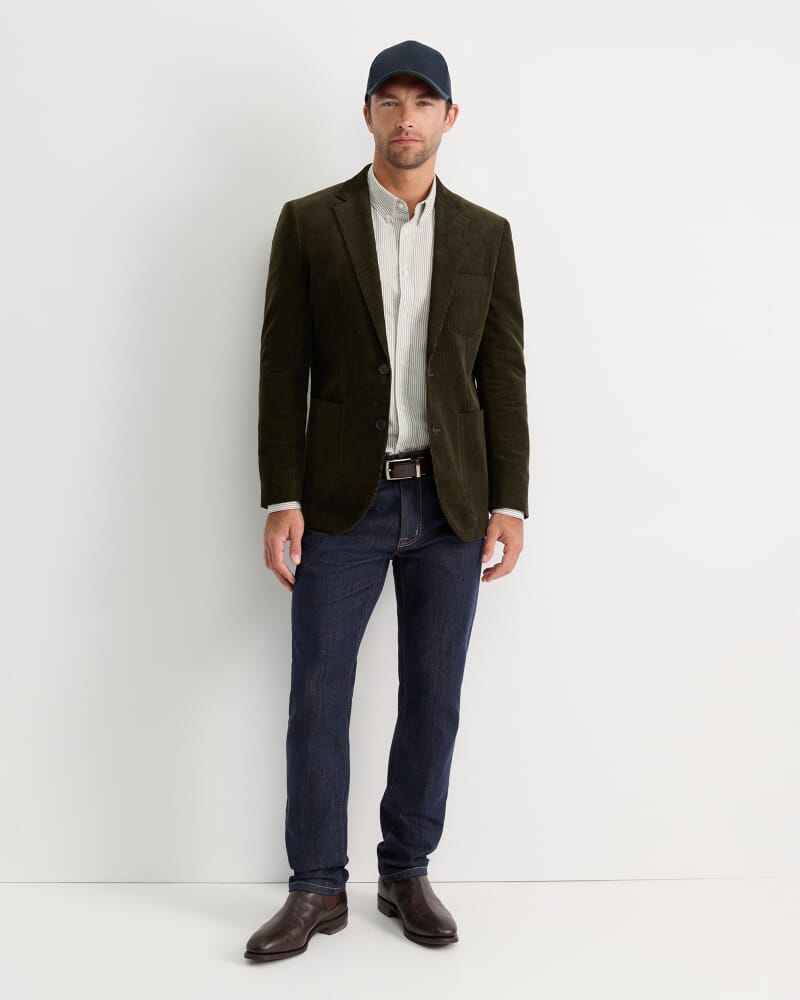 Caulfield Cord Blazer in KHAKI