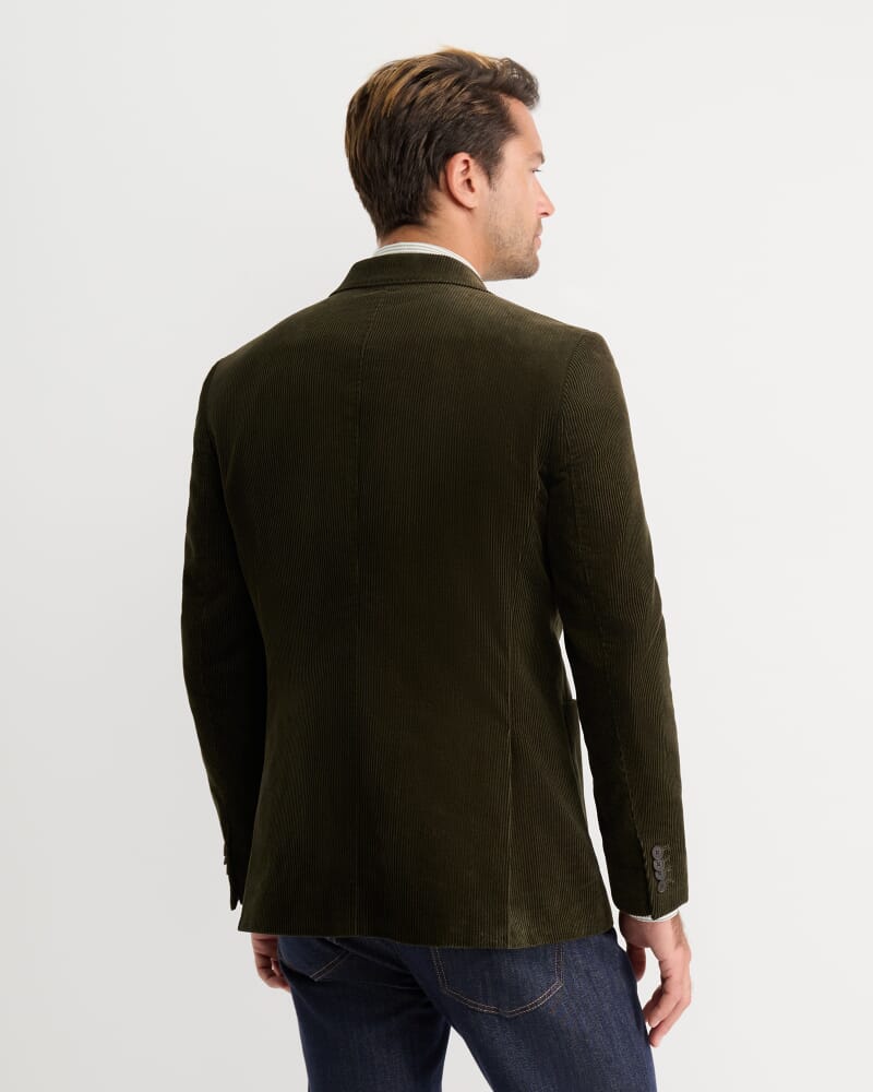 Caulfield Cord Blazer in KHAKI