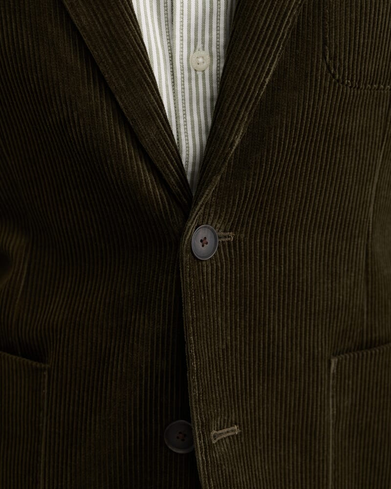 Caulfield Cord Blazer in KHAKI
