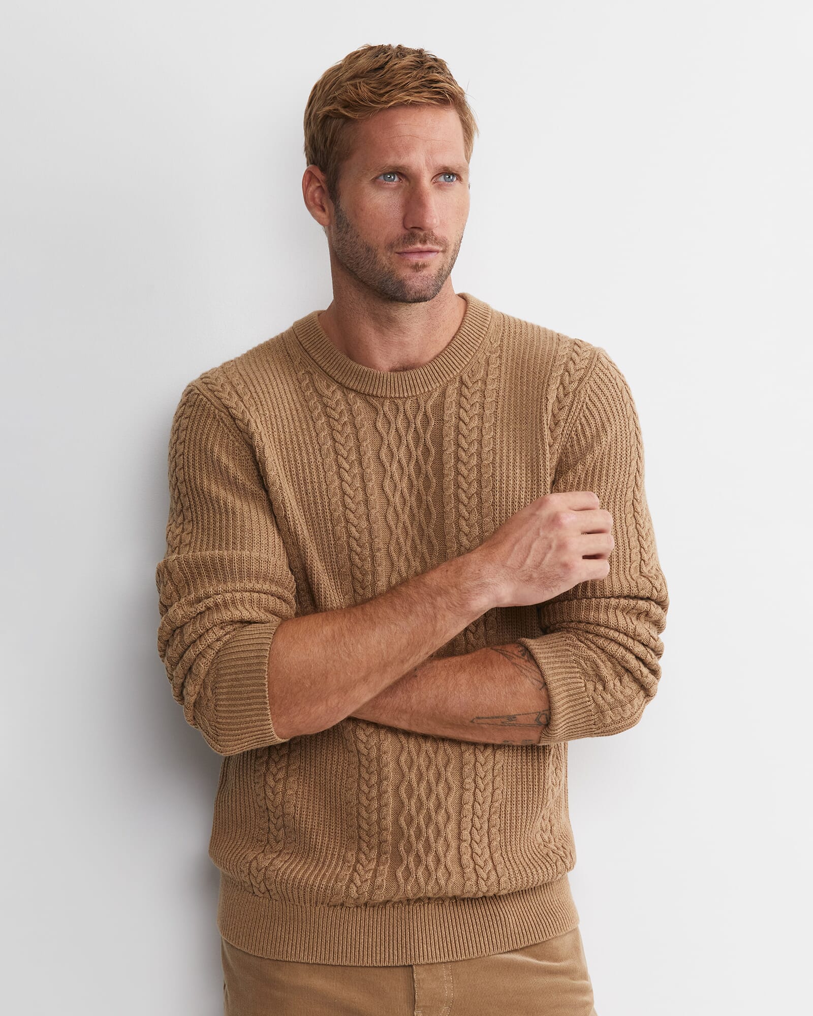 Joshua Cable Crew Knit