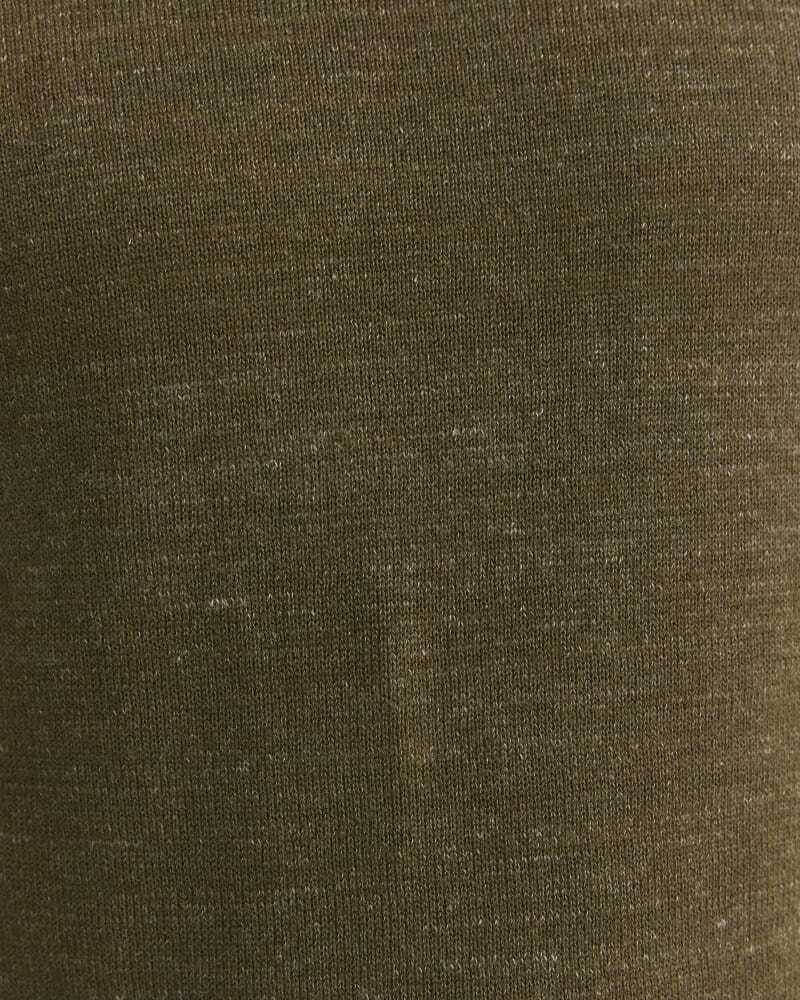 Riley Raglan Crew Neck Knit in KHAKI