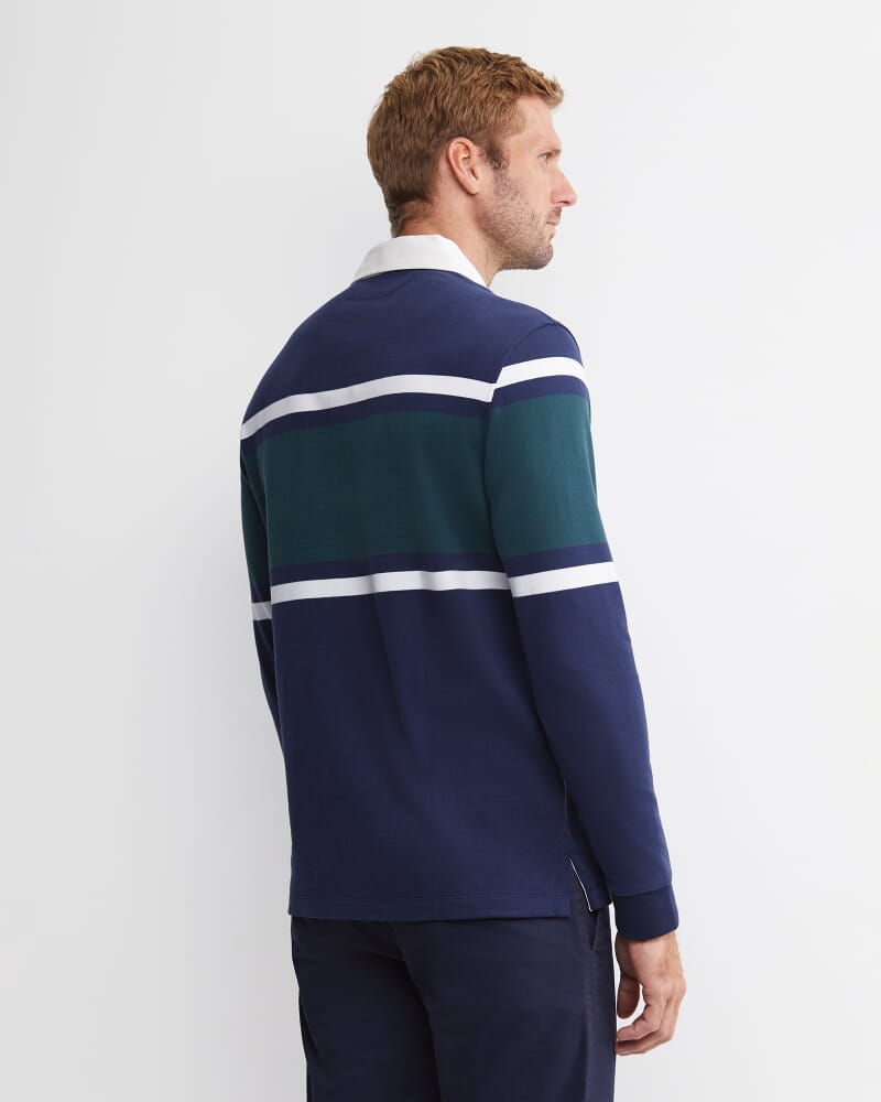 Brady Long Sleeve Rugby in FOREST