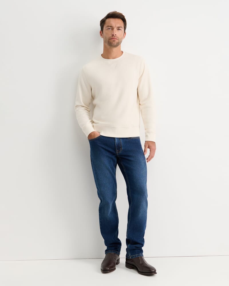 SC Crew Neck Sweat in MILK