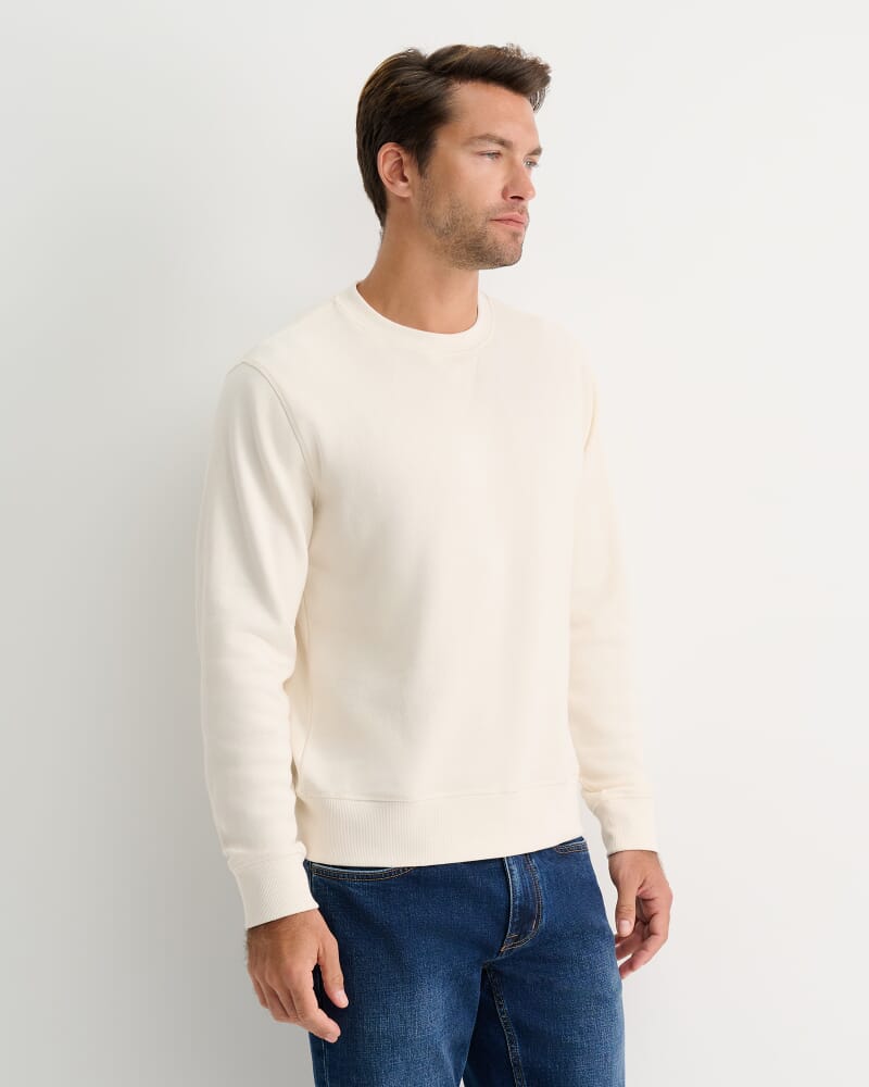 SC Crew Neck Sweat in MILK