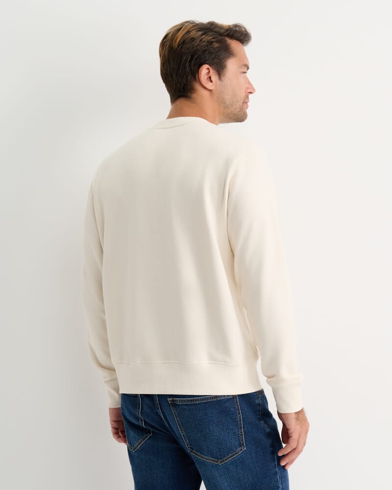 SC Crew Neck Sweat in MILK