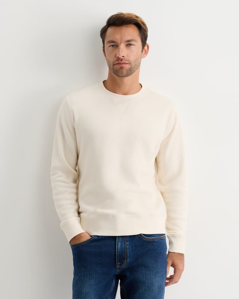 SC Crew Neck Sweat in MILK