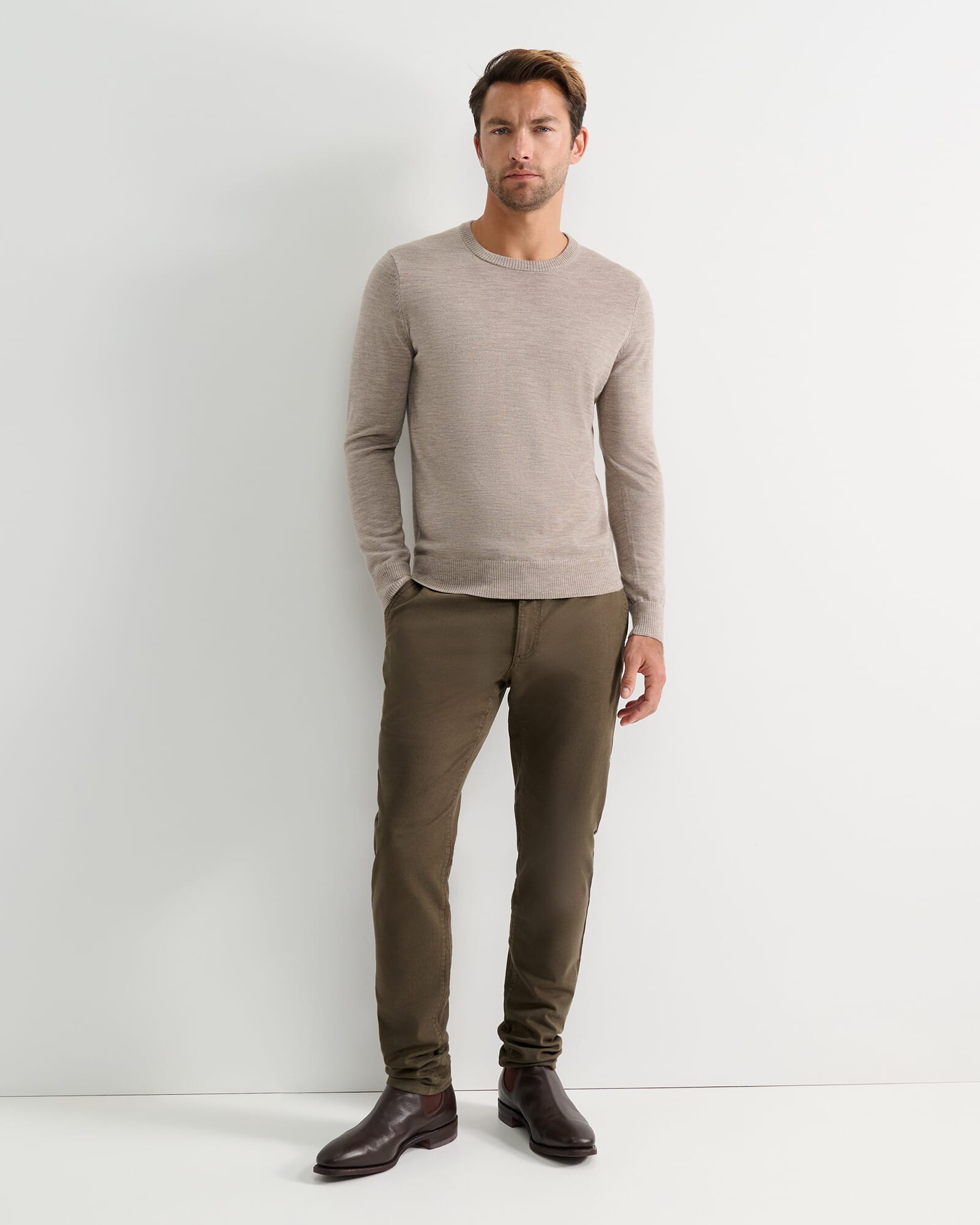 Merino Crew Neck Knit