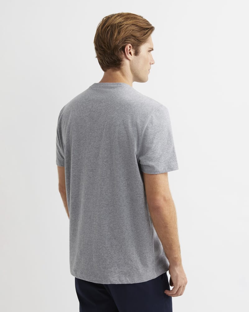 Supersoft Melange Tee in GREY MELANGE