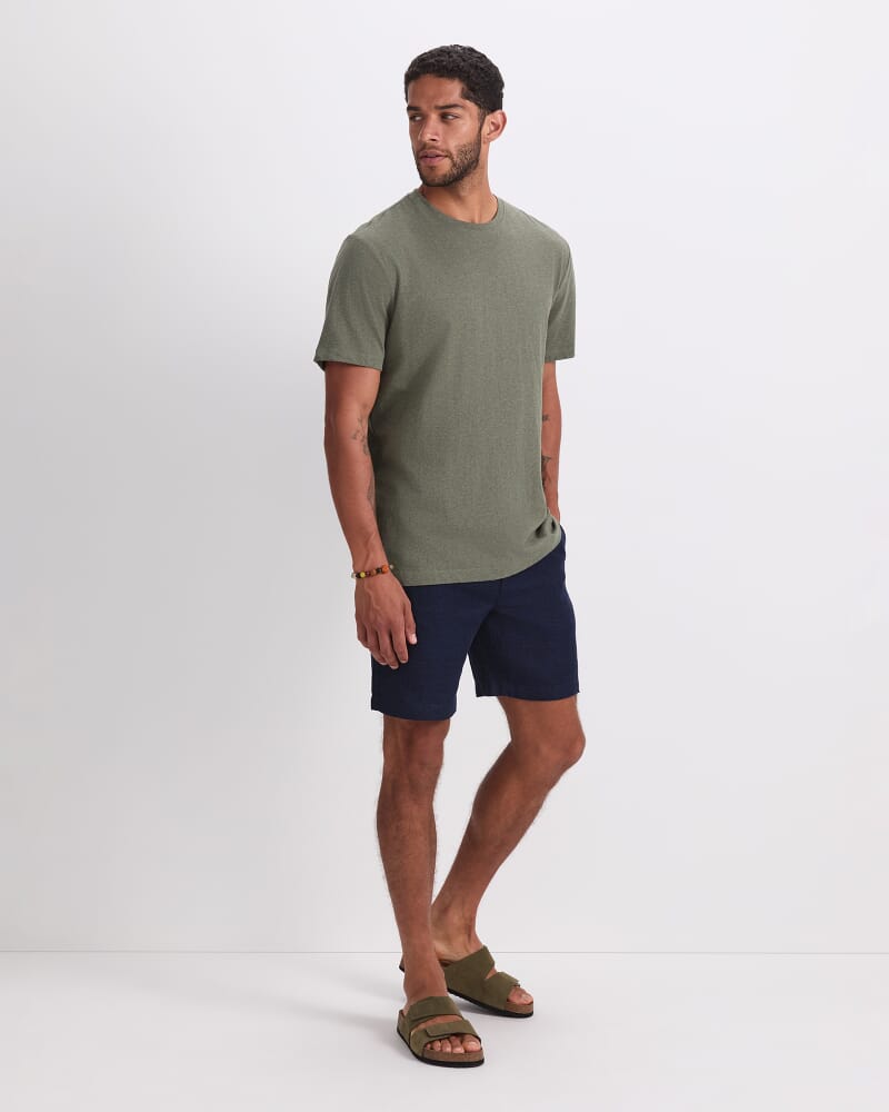Supersoft Melange Tee in KHAKI MELANGE