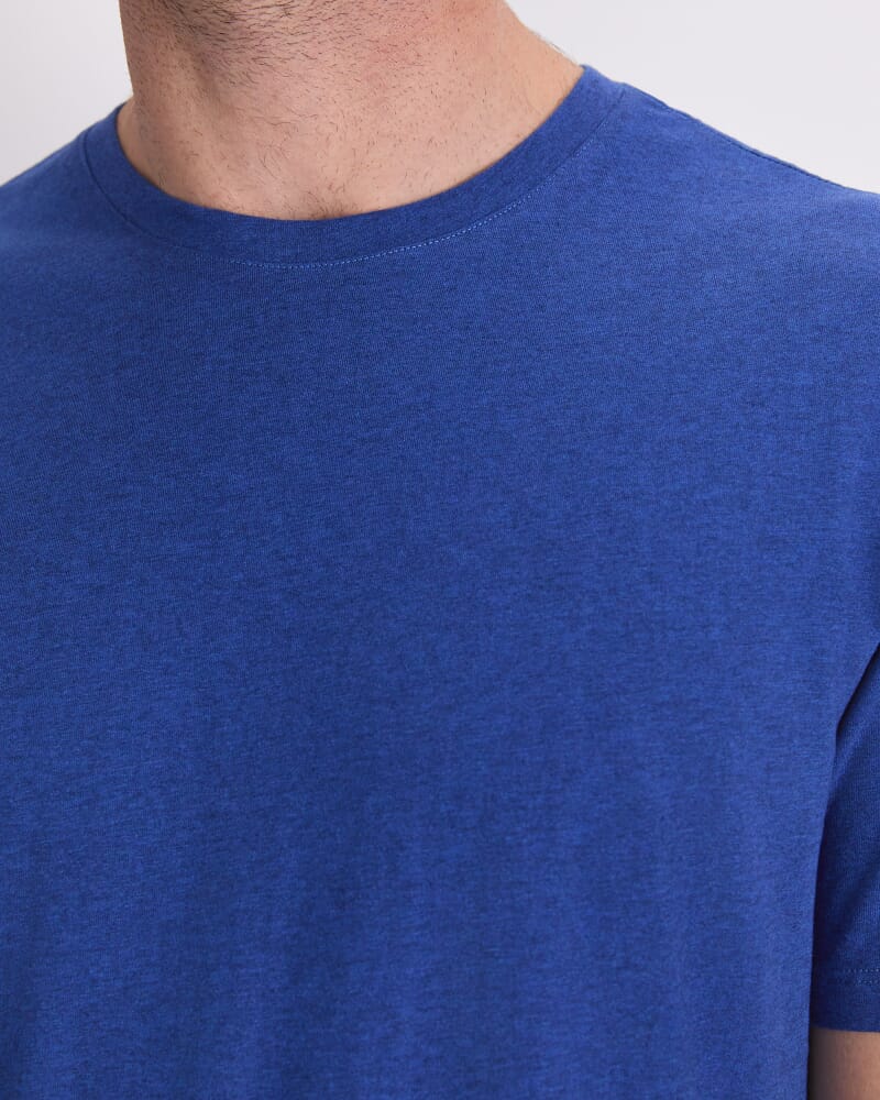 Supersoft Melange Tee in ROYAL BLUE