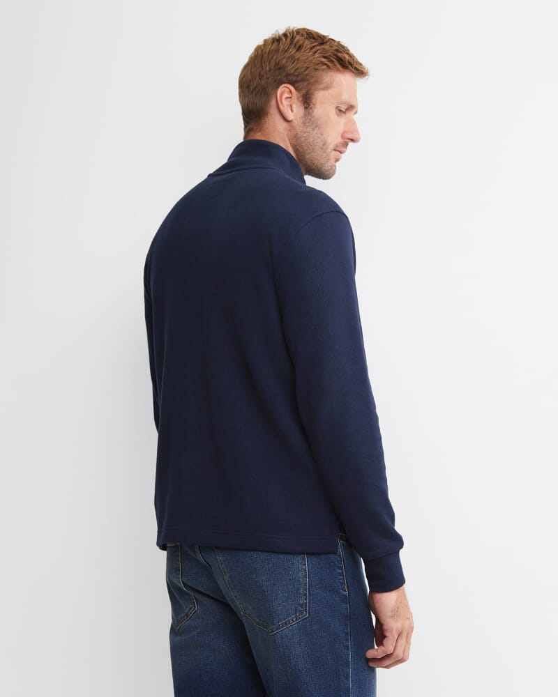 SC Quarter Zip Sweat in NAVY