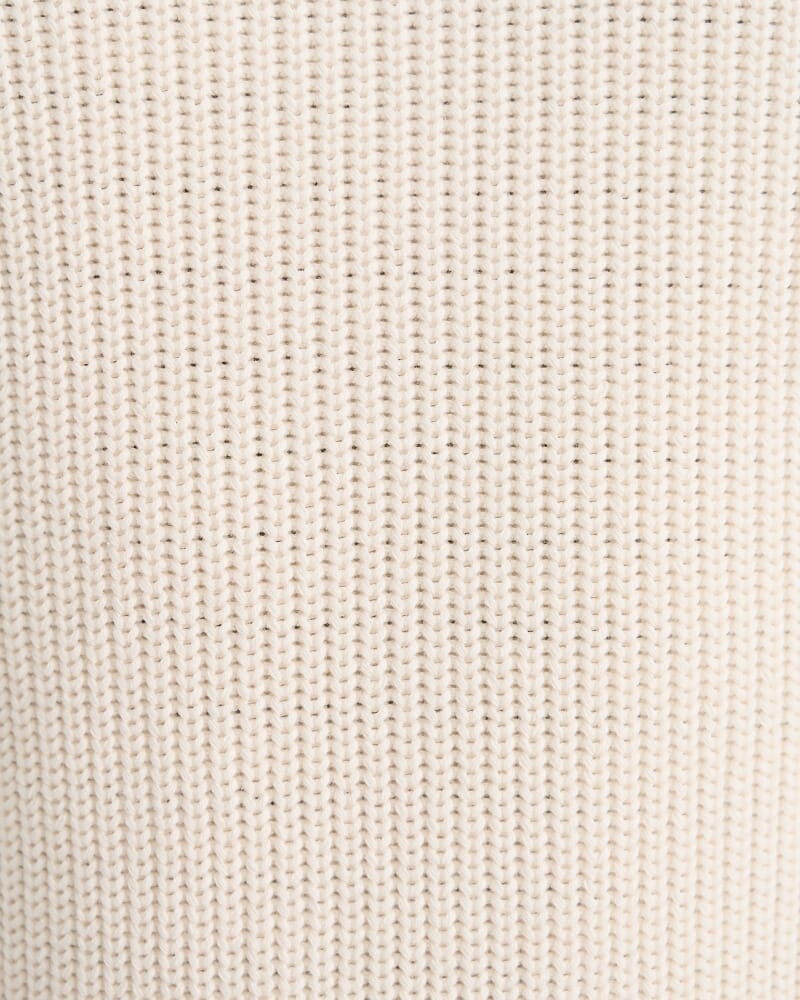 Finn Rib Crew Neck Knit in MILK