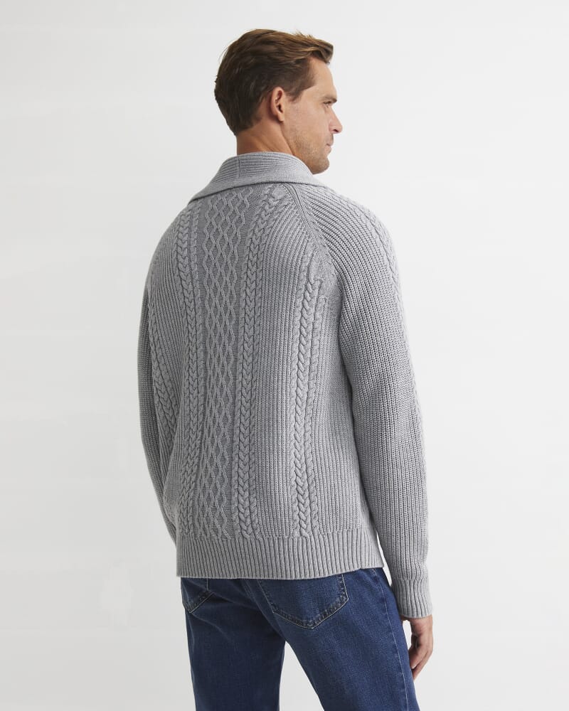 Joshua Cable Cardigan in GREY