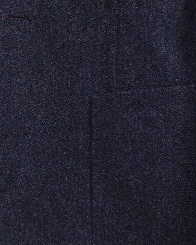 Max Washed Wool Item Jacket in NAVY
