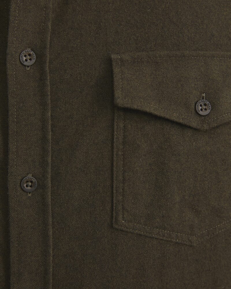 Jarron Long Sleeve Shirt in KHAKI MELANGE