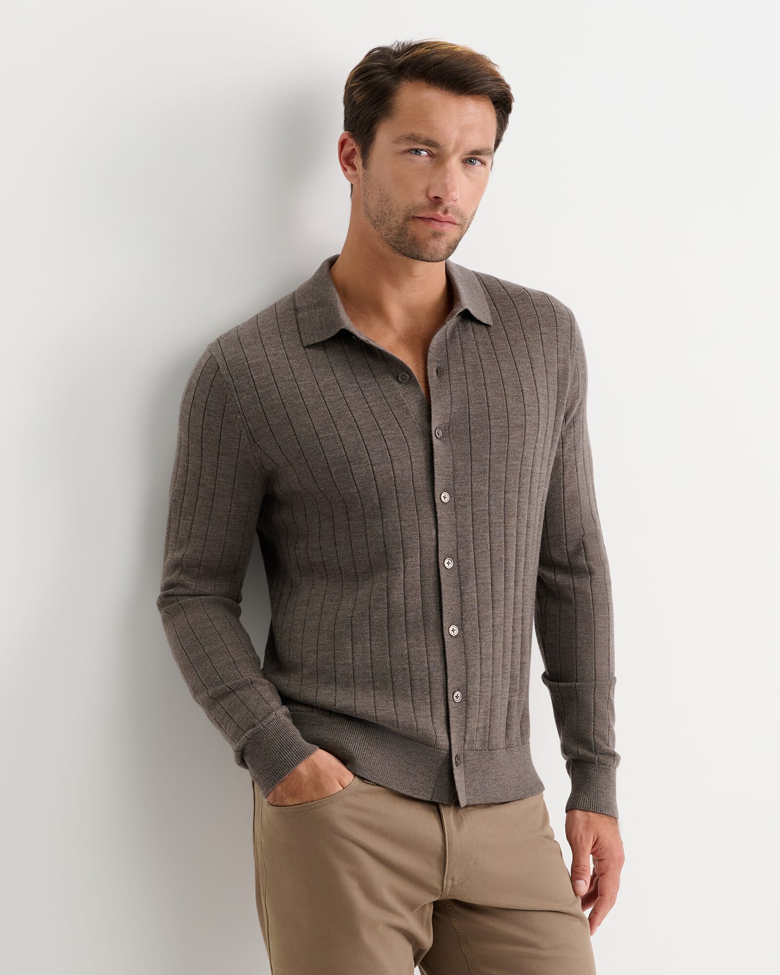 Angus Merino Knit Shirt
