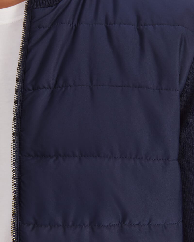 Arthur Hybrid Jacket in NAVY