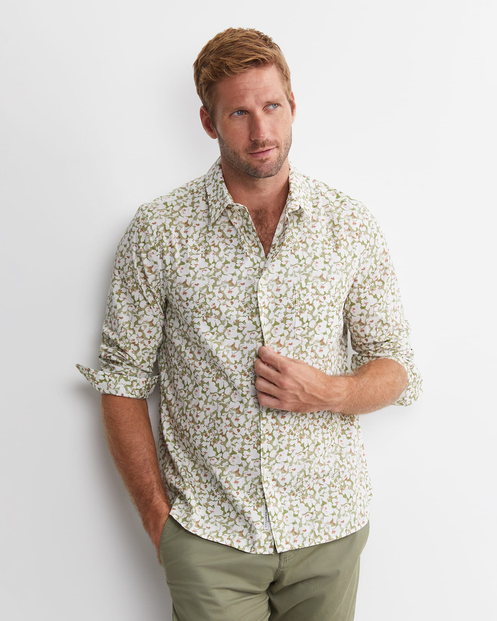 George Long Sleeve Print Shirt
