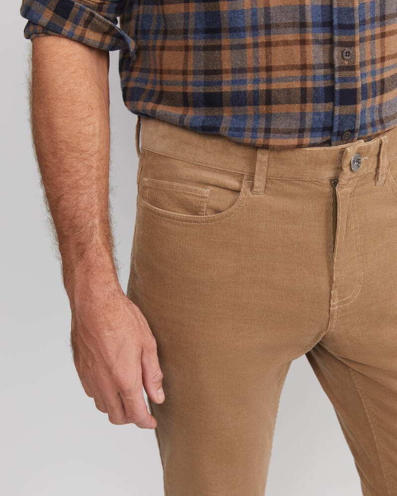 Hudson Straight Leg Cord in LATTE