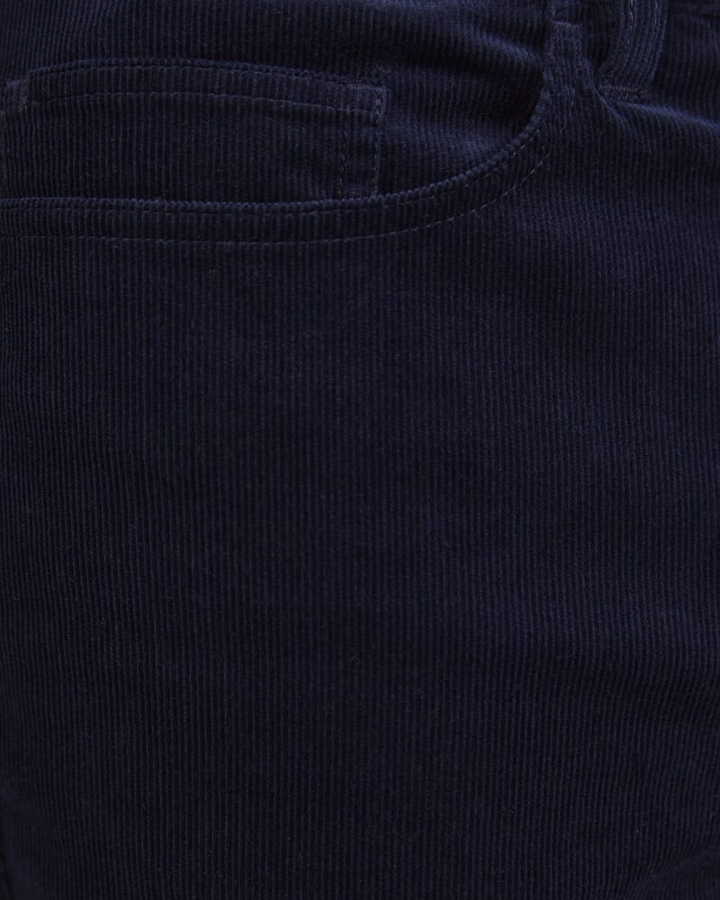 Hudson Straight Leg Cord in NAVY