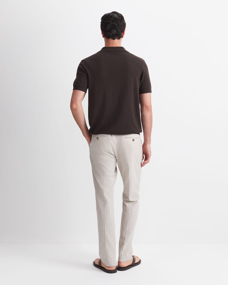 Ojas Knit Polo in CHOCOLATE