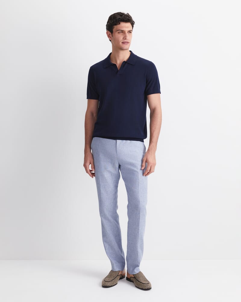 Ojas Knit Polo in NAVY