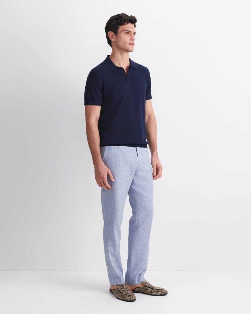 Ojas Knit Polo in NAVY