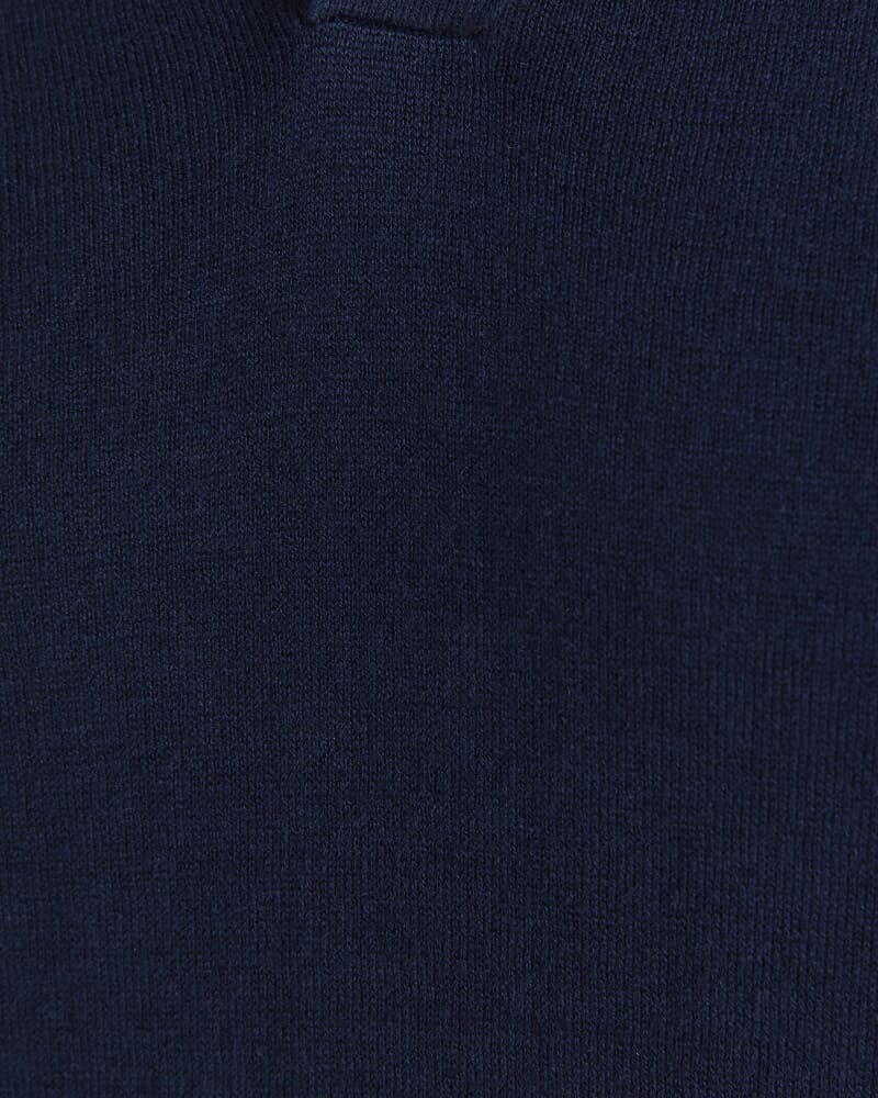 Ojas Knit Polo in NAVY