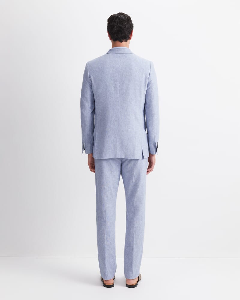 Ridley Linen Blend Suit Jacket in BLUE