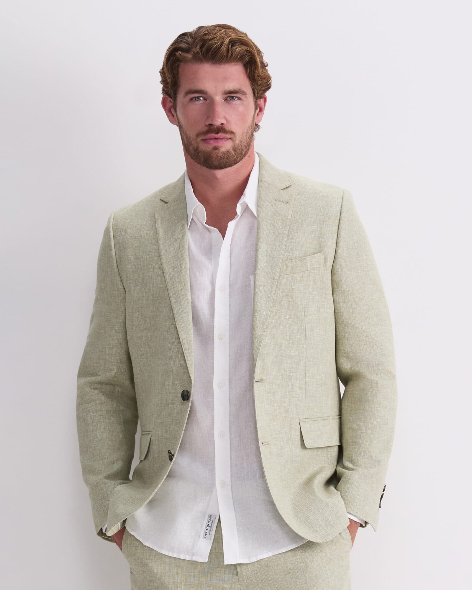 Ridley Linen Blend Suit Jacket