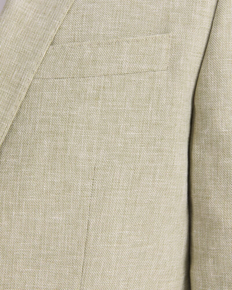 Ridley Linen Blend Suit Jacket in SAGE