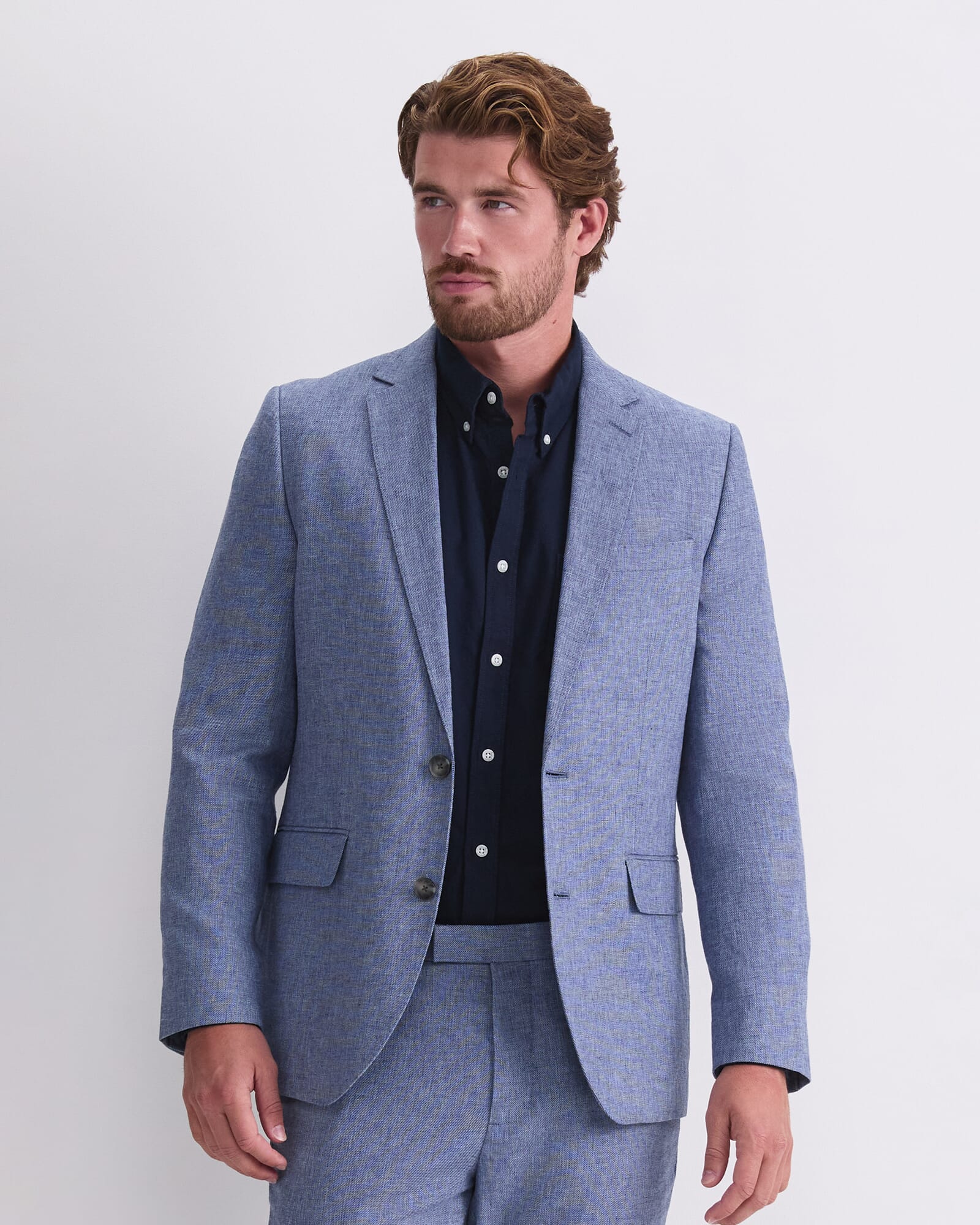 Ridley Linen Blend Suit Jacket