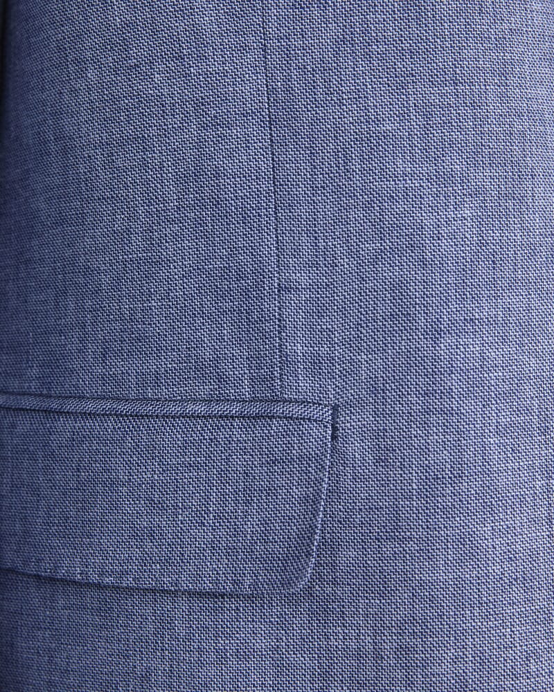 Ridley Linen Blend Suit Jacket in WASHED INDIGO