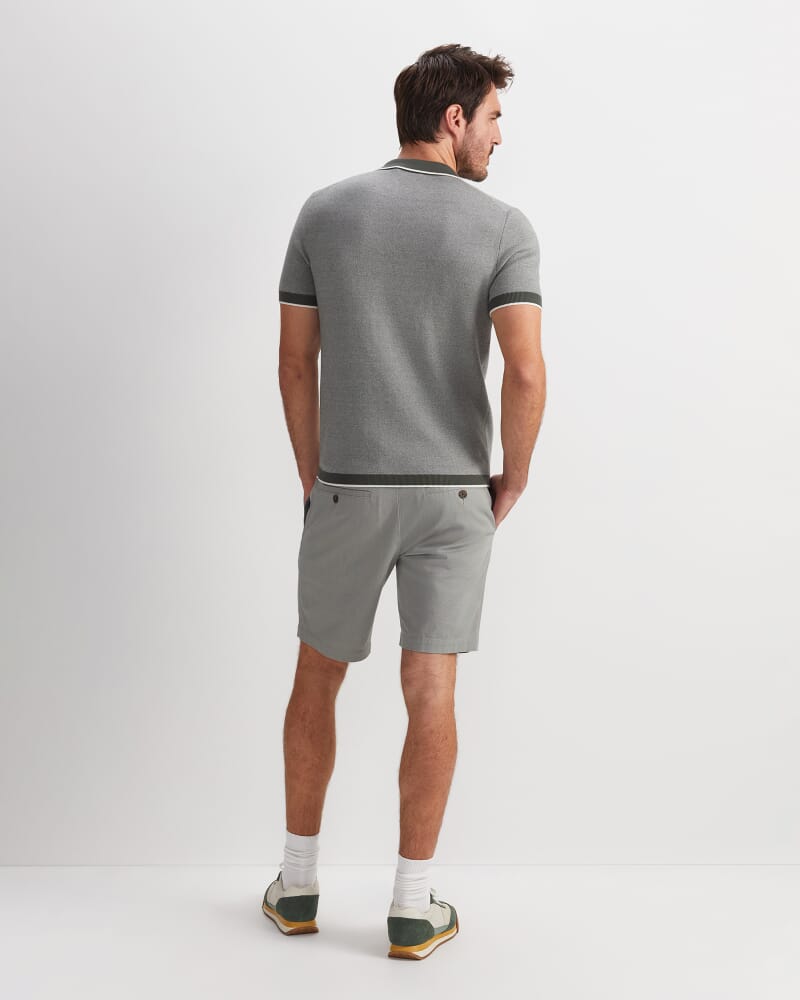 James Knit Polo in KHAKI