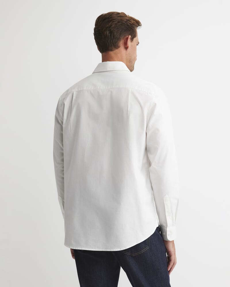 Emile Long Sleeve Dress Shirt in WHITE