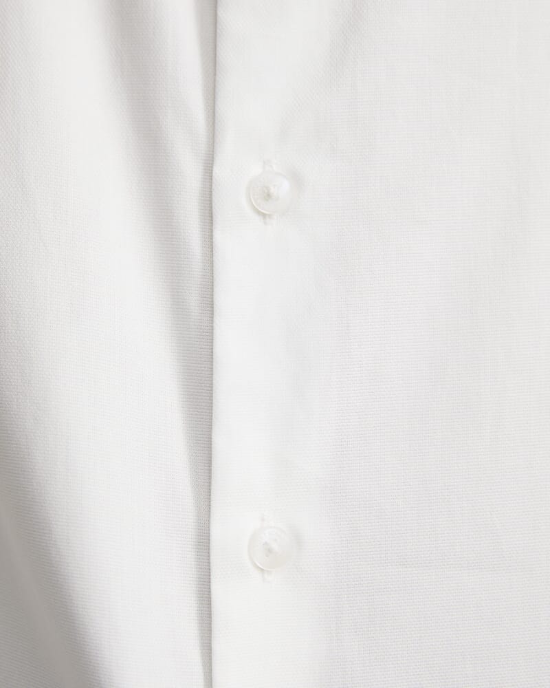 Emile Long Sleeve Dress Shirt in WHITE
