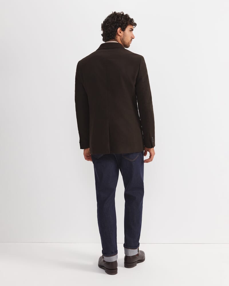 Moleskin Item Jacket in COFFEE BEAN