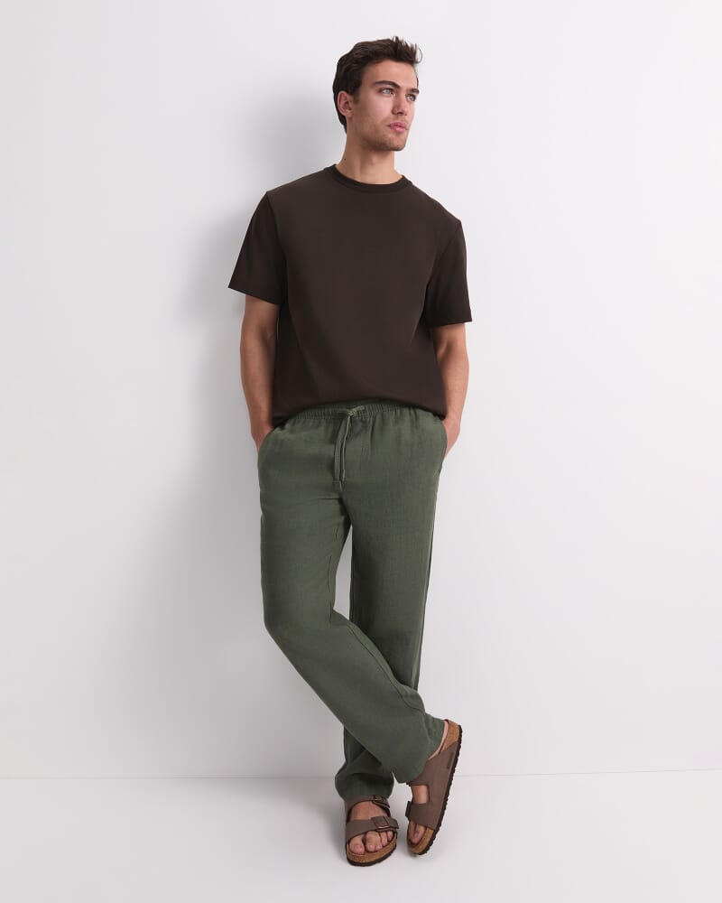 Heavyweight Cotton Tee in COFFEE BEAN
