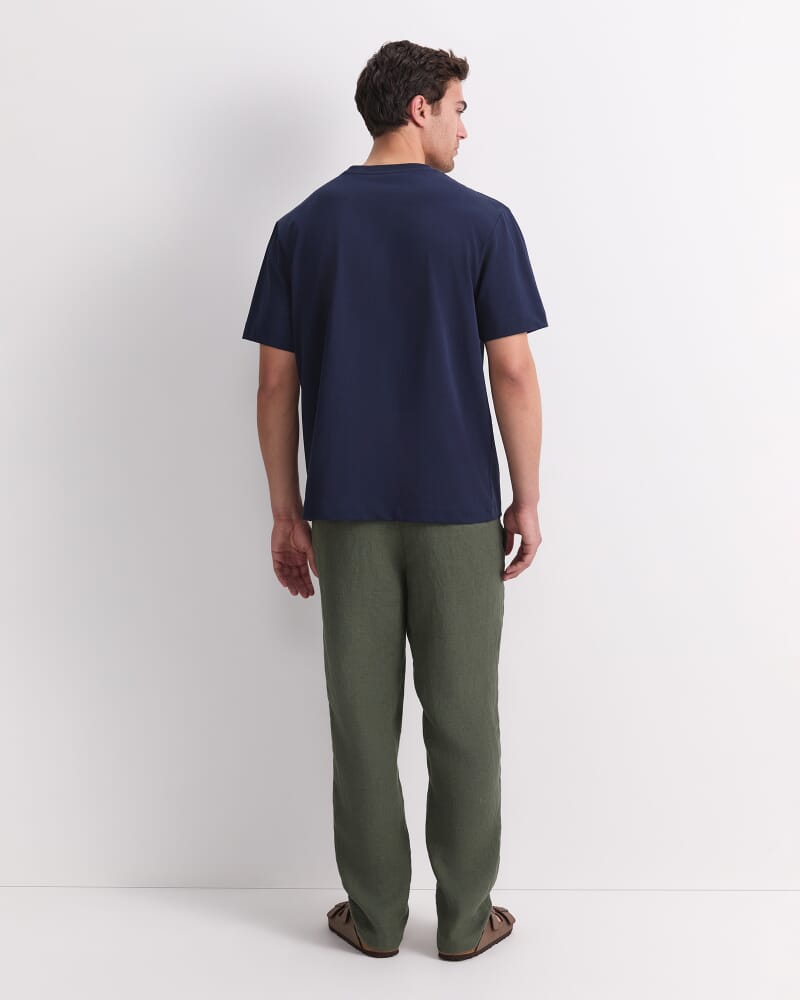 Heavyweight Cotton Tee in NAVY