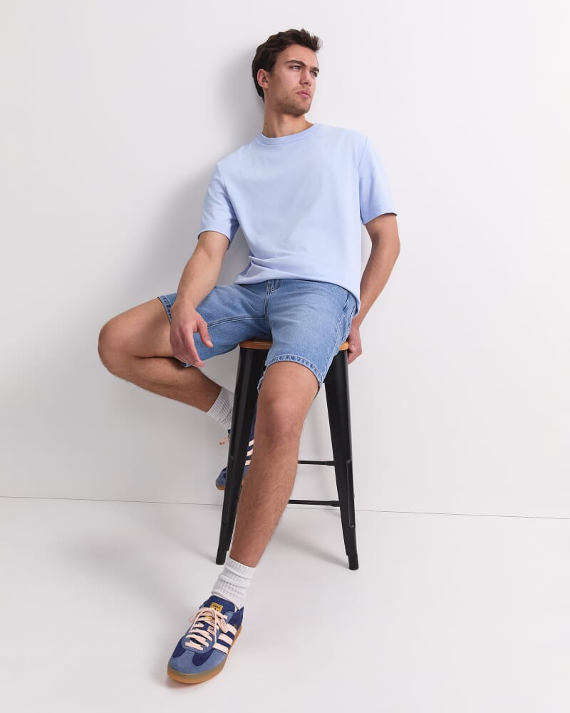 Heavyweight Cotton Tee in SKY